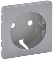 Лицевая панель Legrand Valena Life для 1-м. розетки 220В алюминий картинка